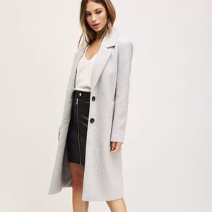 Dynamite Grey Long Coat